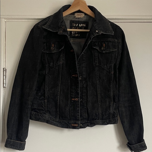 Dark Wash Denim Jacket - Picture 1 of 9